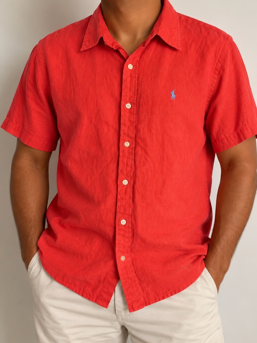 Polo Ralph Lauren Men’s Classic Fit Short Sleeve Shirt XL Coral Red
(831)